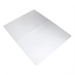 Bowery Hill Polypropylene Rectangular Foldable Chair Mat for Carpets - 46