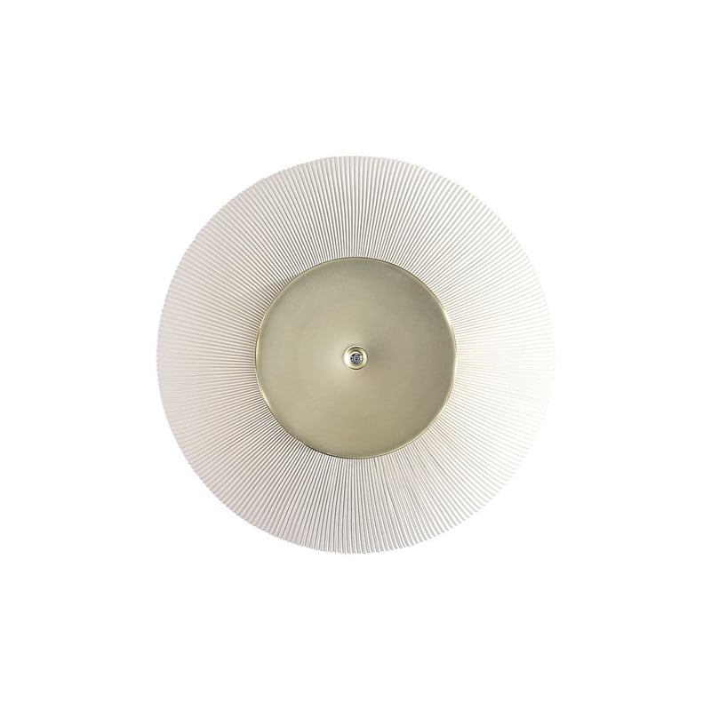 Bowery Hill Contemporary Coffee Table with Steel Frame in Cream