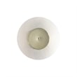 Bowery Hill Contemporary Coffee Table with Steel Frame in Cream