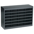 Bowery Hill Black Mail Organizer - 24 Letter Size Compartments