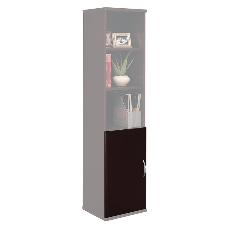 Bowery Hill Half-Height 2 Door Kit in Mocha Cherry - Engineered Wood