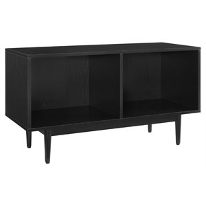 Bowery Hill 40&quotMid-Century Wood Storage Console Cabinet in Black