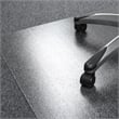 Bowery Hill Vinyl Rectangular Chair Mat for Carpets up to 1/4