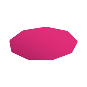 Bowery Hill Polycarbonate Pink Gaming E-Sport Chair Mat for Hard Floors