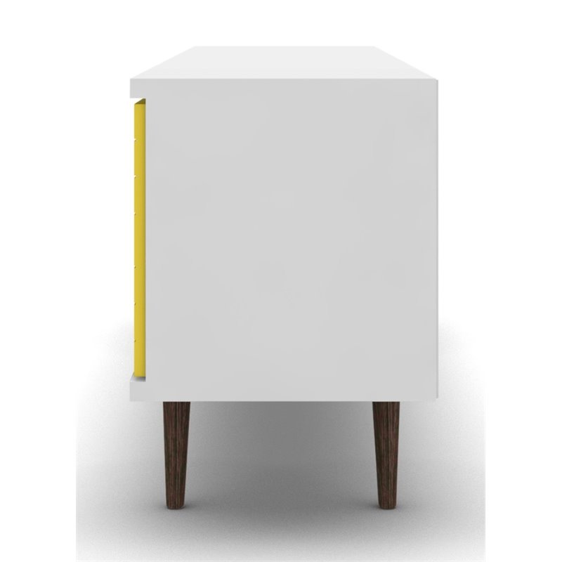 Bowery Hill Contemporary Wood TV Stand for TVs up to 60