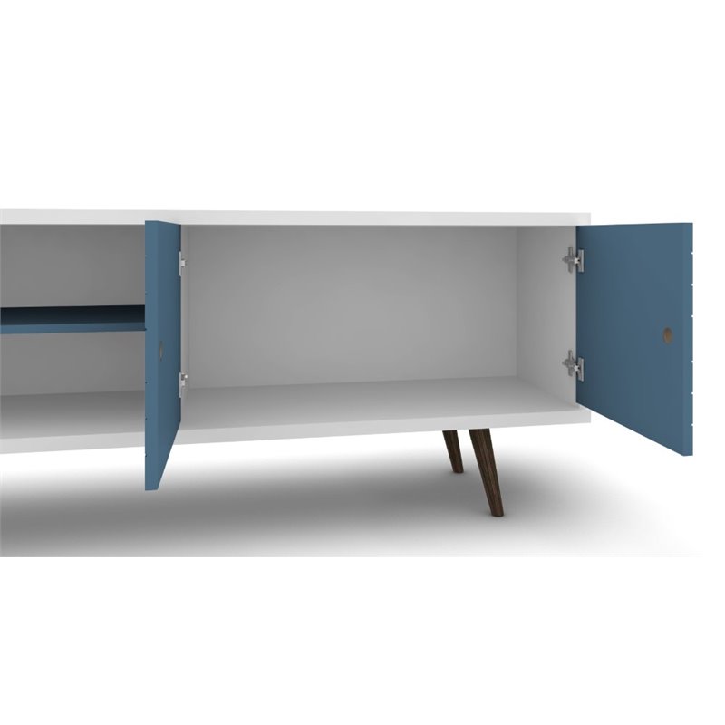 Bowery Hill Wood TV Stand for TVs up to 60