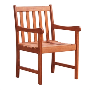 Bowery Hill Contemporary Stacking Dining Chairs (Set of 4) in Natural