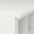 Bowery Hill 24W Small Shoe Bench with Shelves in White Ash - Engineered Wood