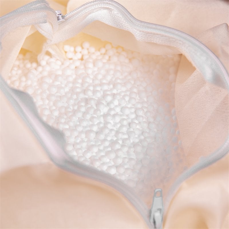 Bowery Hill Contemporary Small Bean Bag Chair in Purple Finish