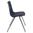 Bowery Hill Contemporary Student Stack School Chair - 18-Inch In Navy