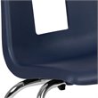 Bowery Hill Contemporary Student Stack School Chair - 18-Inch In Navy