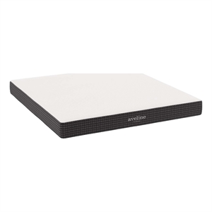 Bowery Hill 8&quot Modern Style Memory Foam King Mattress in White