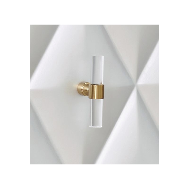 Bowery Hill Wood 3-Drawer Console Cabinet in Metallic Silver & Champagne