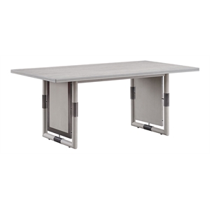 Bowery Hill Contemporary Wood Rectangular Dining Table in Natural
