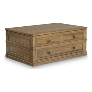 Bowery Hill Contemporary Wood Light Brown Lift-Top Coffee Table