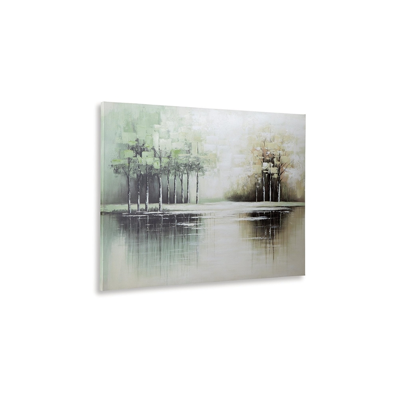 Bowery Hill Modern / Contemporary Canvas Green Landscape Wall Art