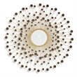Bowery Hill Modern / Contemporary Metal Gold Finish Accent Mirror