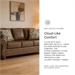 Bowery Hill Modern / Contemporary Faux Leather Brown Finish Sofa