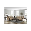 Bowery Hill Modern / Contemporary Polyester Brown Finish Loveseat