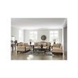 Bowery Hill Modern / Contemporary Polyester Brown Finish Loveseat