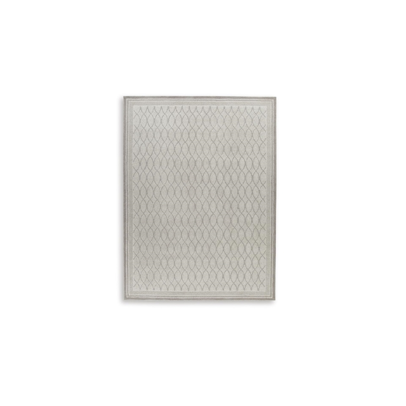 Bowery Hill Modern / Contemporary Wool Gray Finish Extra Large Rug