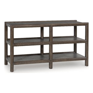 Bowery Hill Modern / Contemporary Wood Brown Finish Sofa Table