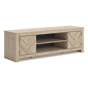Bowery Hill Contemporary Engineered Wood Brown 71&quot TV Stand for TVs up to 81&quot