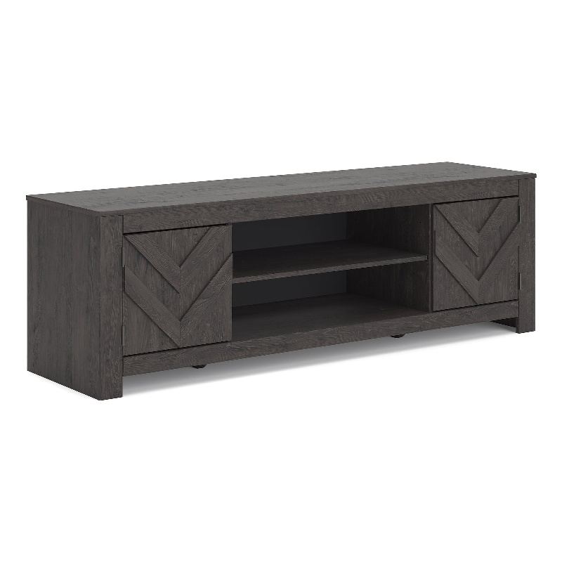 Bowery Hill Contemporary Engineered Wood Black 71