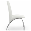 Bowery Hill Contemporary 7-Piece Wood Dining Set in White Finish