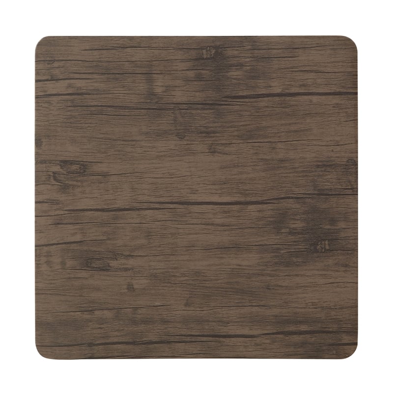 Bowery Hill Transitional Metal 3-Piece Dining Set in Antique Brown