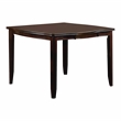 Bowery Hill Transitional Espresso Wood 7-Piece Counter Height Dining Set