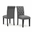 Bowery Hill Contemporary 5-Piece Metal Dining Table Set in Gun Metal and Gray