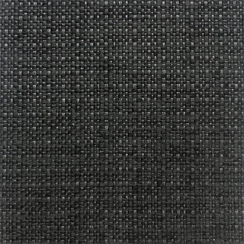 Bowery Hill Modern Channel Upholstered King Bed in Charcoal Performance Fabric