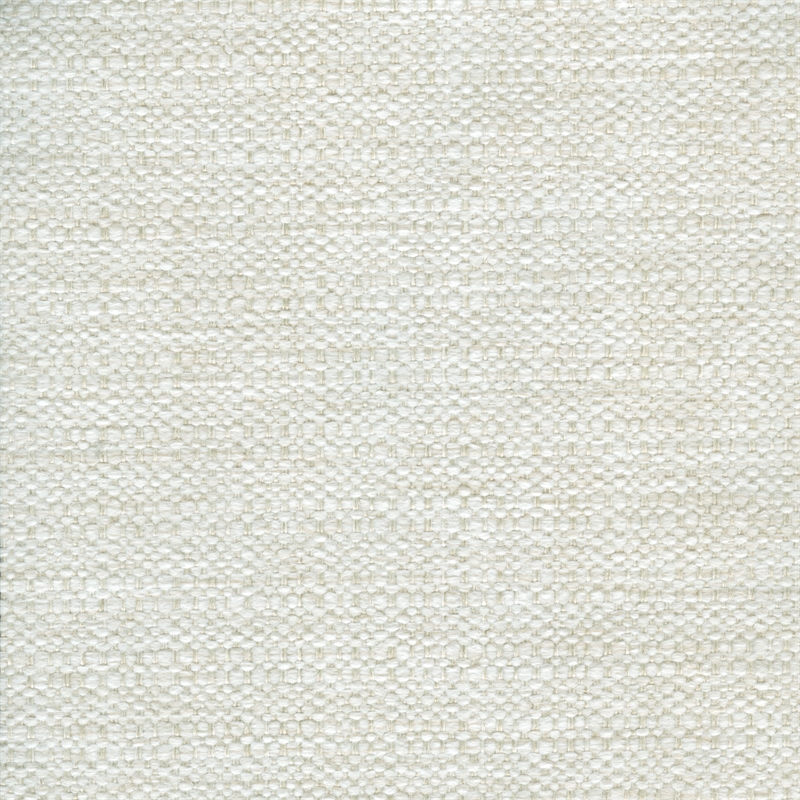 Bowery Hill Modern Channel Upholstered Queen Bed in Off White Performance Fabric