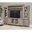Bowery Hill Traditional Rustic Dovetail Grey Entertainment Wall