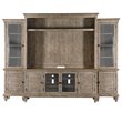 Bowery Hill Traditional Rustic Dovetail Grey Entertainment Wall