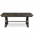 Bowery Hill Wood Traditional Rectangular Dining Table in Chocolate