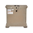 Bowery Hill Traditional Fawn Finish Wood 3-Drawer Nightstand