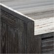 Bowery Hill Contemporary Ravenwood Black Finish Wood Sideboard