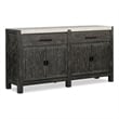 Bowery Hill Contemporary Ravenwood Black Finish Wood Sideboard