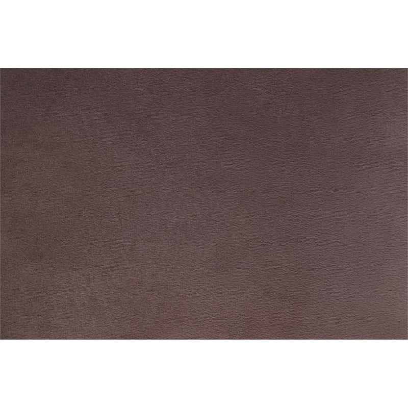 Bowery Hill L-shaped Brown Microfiber Couch with Ottoman (Pillows Included)