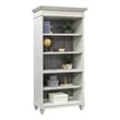 Bowery Hill Set of 2 Open Wood Bookcase Storage Cabinet & Lateral Filing Cabinet