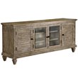 Bowery Hill Traditional Rustic Dovetail Gray Entertainment Console