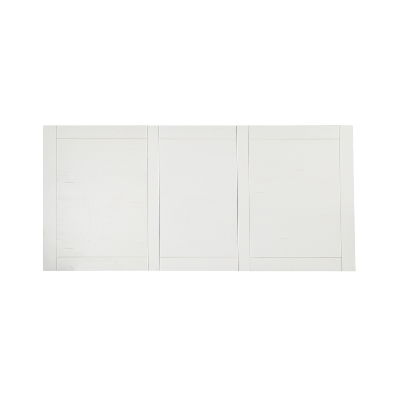 Bowery Hill Transitional Counter Dining Table in Chalk White