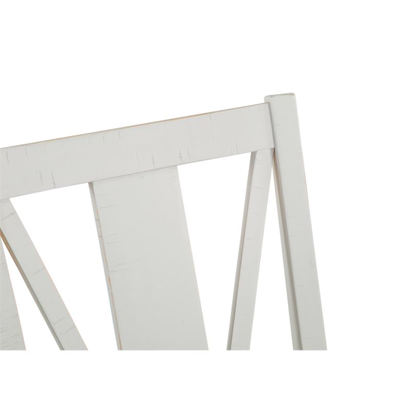 Bowery Hill Transitional Counter Chairs with Upholstered Seat (Set of 2)