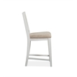Bowery Hill Transitional Counter Chairs with Upholstered Seat (Set of 2)