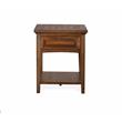 Bowery Hill Traditional Rectangular End Table in Toasted Nutmeg