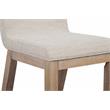 Bowery Hill Contemporary Wood Upholstered Host Dining Side Chair (Set of 2)