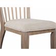 Bowery Hill Contemporary Dining Side Chair with Upholstered Seat (Set of 2)