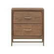 Bowery Hill Traditional Belgian Wheat And Coffee Bean Drawer Nightstand